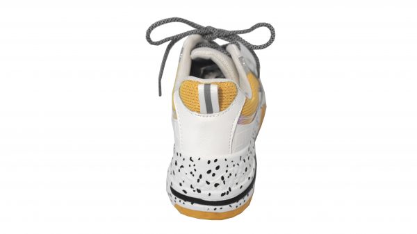 Scarpe Sneakers Donna MOD.2m Giallo Steve Plateau Alto 6 cm Glitter