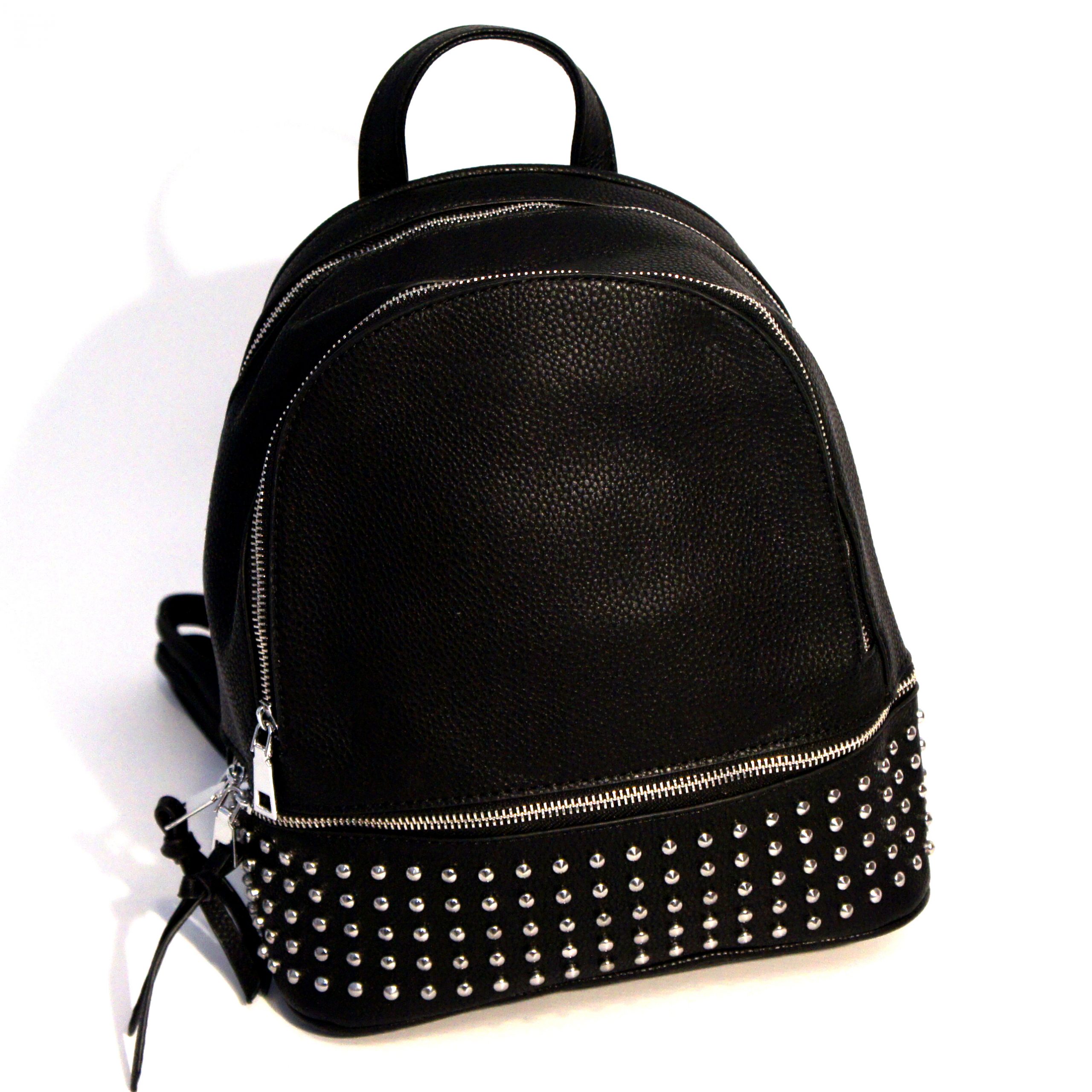 Borsa donna Zaino zainetto borchiato con borchie mod.6409 Nero –  MEGAWEBSTORE