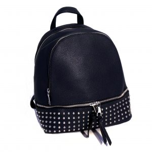 Borsa donna Zaino zainetto borchiato con borchie mod.6409 Panna