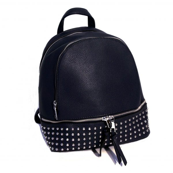 Borsa donna Zaino zainetto borchiato con borchie mod.6409 Panna