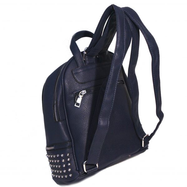 Borsa donna Zaino zainetto borchiato con borchie mod.6409 Panna