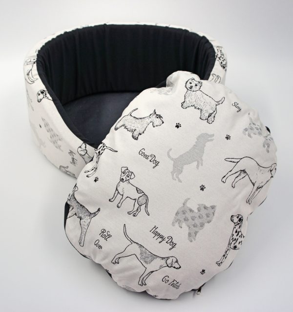 Divano Letto Cuccia Cuscino materassino per Cane, MOD. Cani Mis. 59x50