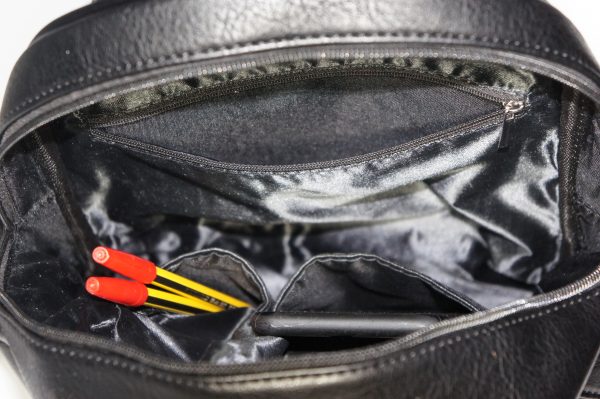 Borsa donna a zainetto, zaino con bretelle e tracolla per uso a borsa mod.371a Marrone