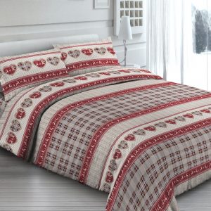 Completo Lenzuola per letto 100% puro Cotone made in Italy matrimoniale Valpusteria