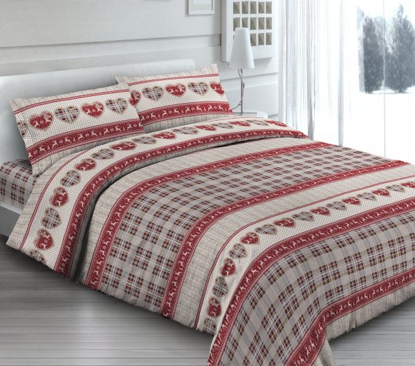 Completo Lenzuola per letto 100% puro Cotone made in Italy matrimoniale Valpusteria