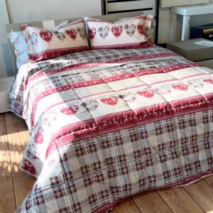 Completo Lenzuola per letto 100% puro Cotone made in Italy matrimoniale Valpusteria