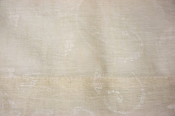 Tende coppia di tende per finestra portafinestra in velo leggero beige mod. 1BALLENIG