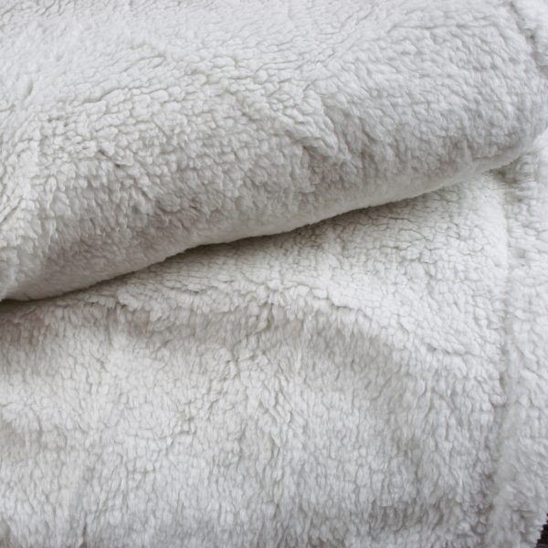 Coperta Plaid pelliccia ecologica Finland Double Face per Divano o Letto Grigio