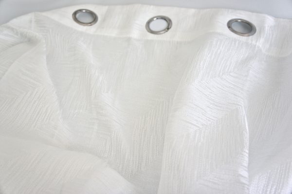 Coppia Tende Tendaggio con Occhielli Tessuto coprente bianco MOD. 1LOC1SYLLOD