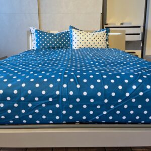 Rapport Home Lomond – Set Copripiumino King Size 100% Cotone Spazzolato – Blu – 220x230 Cm + 2 Federe – Design Britannico