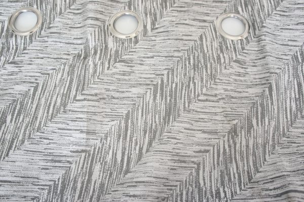 Coppia Tende Tendaggio con Occhielli Tessuto Coprente Grigio MOD. OIGIRG1RYLF