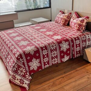 Completo Lenzuola per letto 100% puro Cotone made in Italy una piazza e mezza Pixel