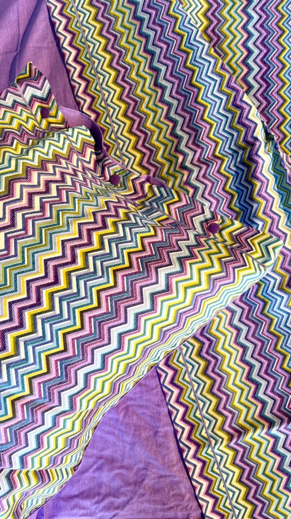 Completo Lenzuola per letto 100% puro Cotone made in Italy una piazza e mezza Baia Lilla
