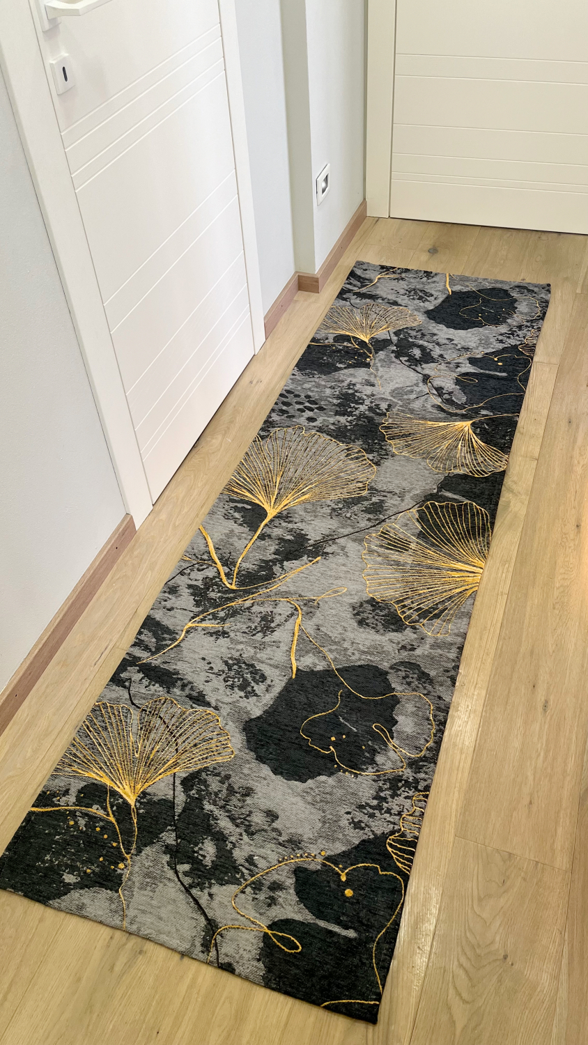 Tappeto passatoia ciniglia lavabile antiscivolo Cementine Ruggine Tappeto passatoia ciniglia lavabile antiscivolo Cementine Ruggine