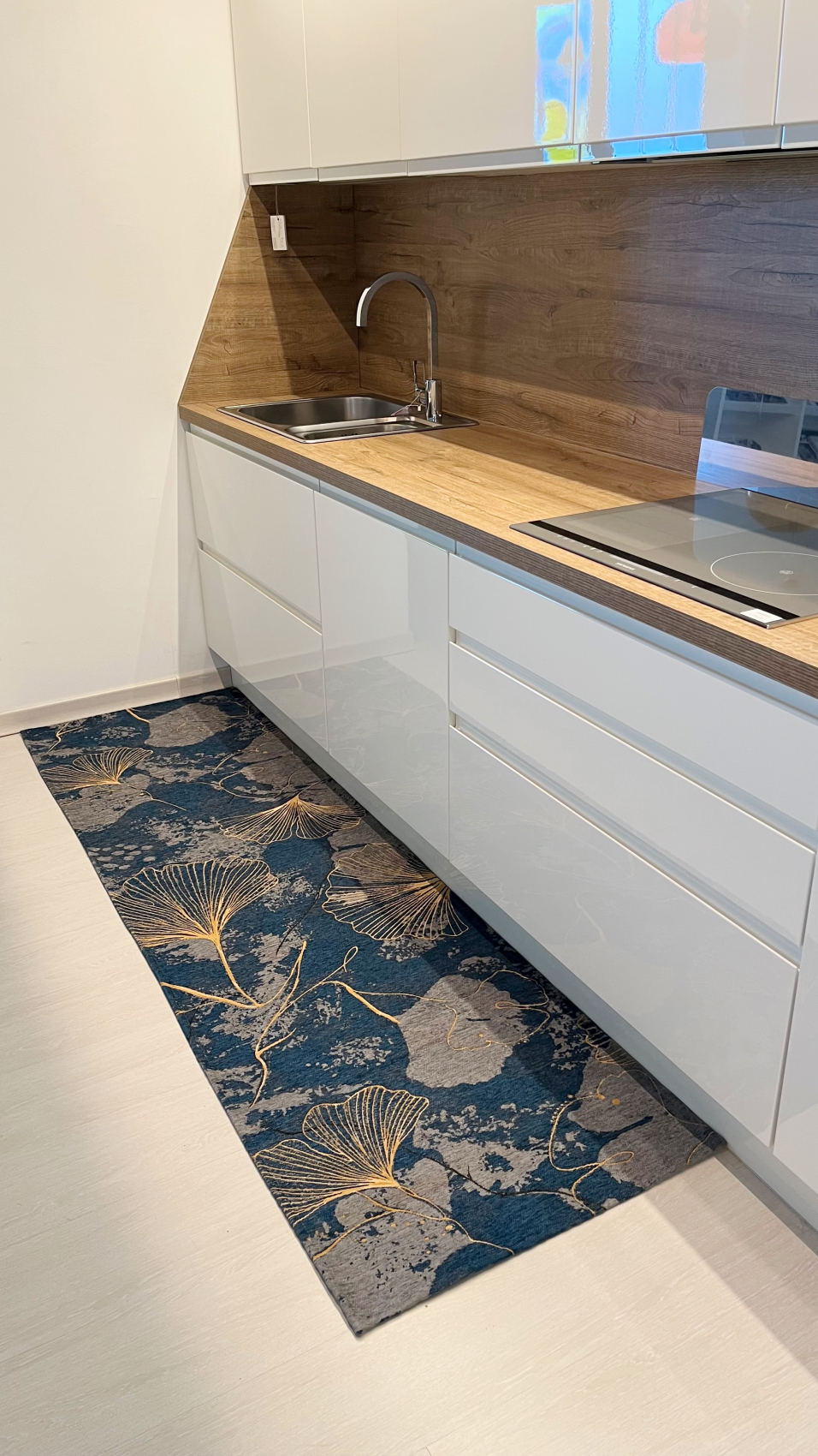 Tappeto passatoia ciniglia lavabile antiscivolo Cementine Ruggine Tappeto passatoia ciniglia lavabile antiscivolo Cementine Ruggine