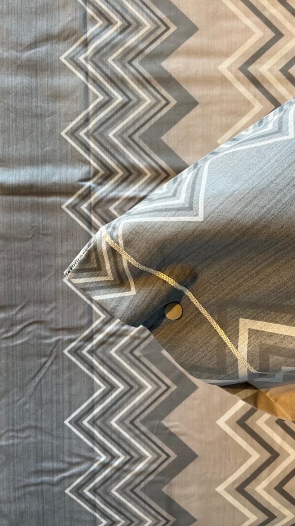 Completo Lenzuola per letto 100% puro Cotone made in Italy una piazza e mezza Rio Tortora