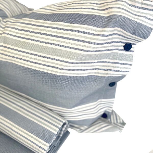 Completo Lenzuola per letto 100% puro Cotone una piazza e mezza Quadro tortora