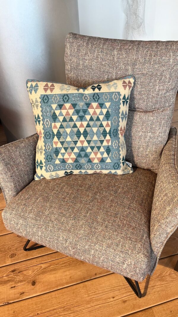 Cuscino arredo imbottito 50x50 Kilim Tortora