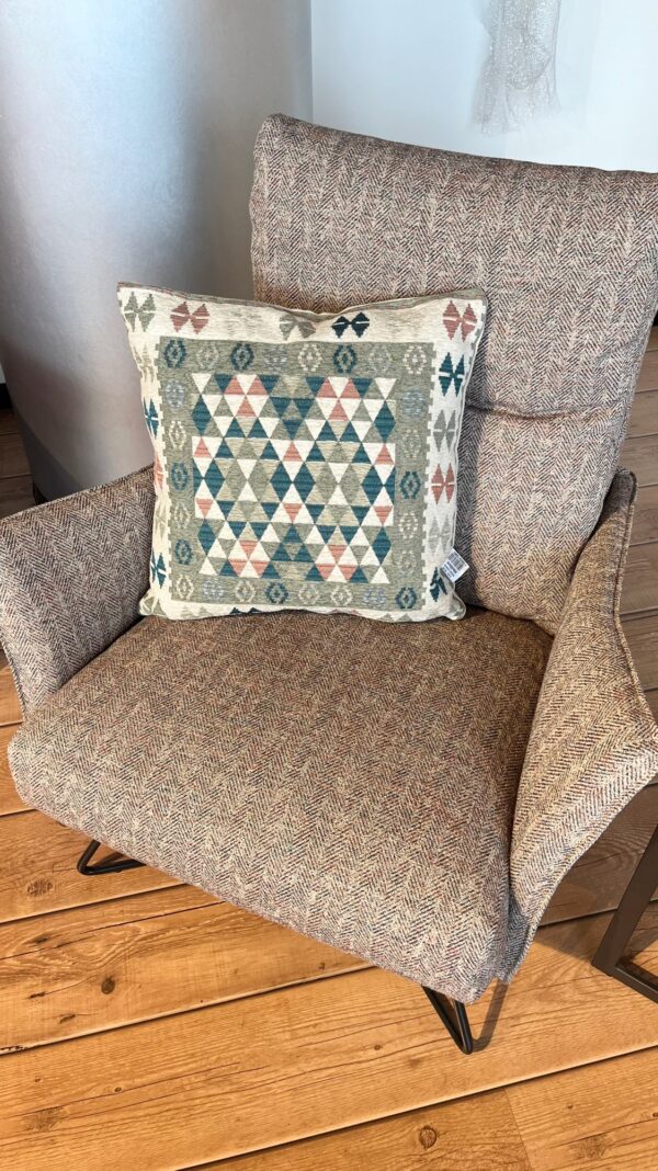 Cuscino arredo imbottito 50x50 Kilim Tortora