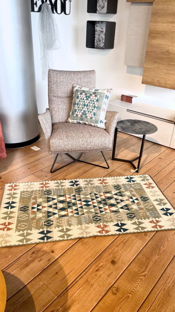 Tappeto e passatoia ciniglia lavabile antiscivolo Kilim Ruggine