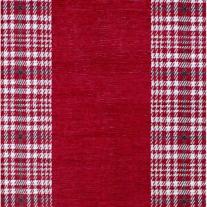 Tappeto passatoia ciniglia lavabile antiscivolo Tartan Grigio