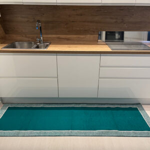 Tappeto e passatoia ciniglia lavabile antiscivolo Tinta Unita Verde Petrolio Tappeto e passatoia ciniglia lavabile antiscivolo Tinta Unita Verde Petrolio