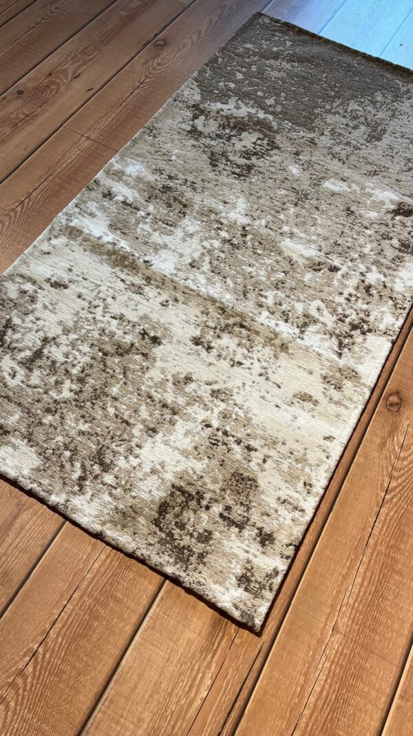 Tappeto ciniglia lavabile antiscivolo Terra Beige