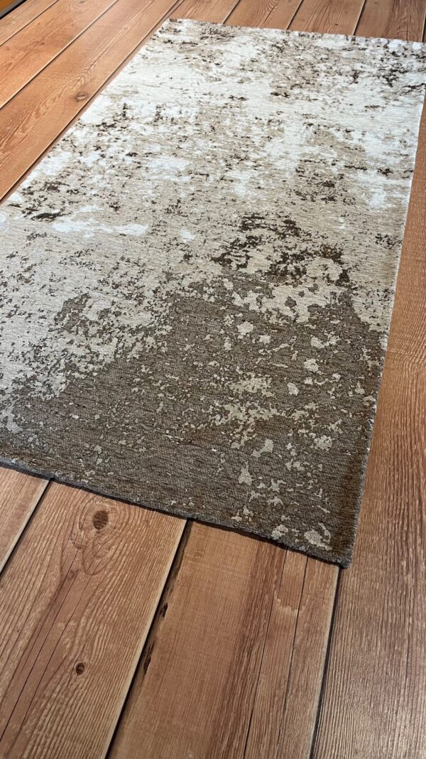 Tappeto ciniglia lavabile antiscivolo Terra Beige