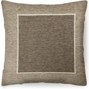Cuscino arredo imbottito 50x50 Tinta Unita Arancio Ruggine