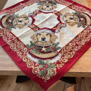 Runner natalizio centrotavola 40x140 Cani Runner natalizio centrotavola 40x140 Cani
