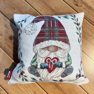 Cuscino imbottito arredo natalizio 50x50 Cane cagnolino Cuscino imbottito arredo natalizio 50x50 Cane cagnolino