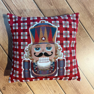 Cuscino imbottito arredo natalizio 50x50 Cane cagnolino Cuscino imbottito arredo natalizio 50x50 Cane cagnolino