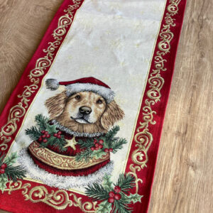 Runner natalizio centrotavola 40x140 Cani Runner natalizio centrotavola 40x140 Cani