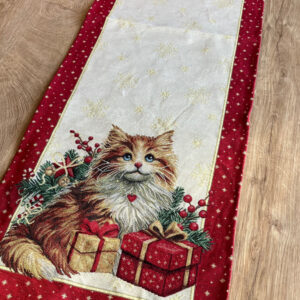 Runner natalizio centrotavola 40x140 Cani