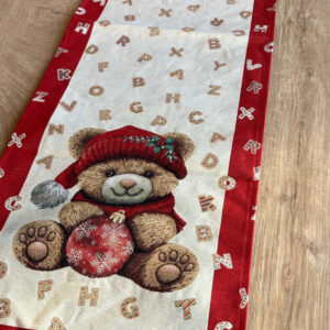 Runner natalizio centrotavola 40x140 Cani