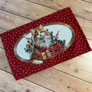 Tappeto in ciniglia lavabile antiscivolo natalizio 52X80 Elfi Tappeto in ciniglia lavabile antiscivolo natalizio 52X80 Elfi