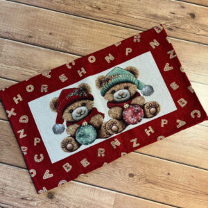 Tappeto in ciniglia lavabile antiscivolo natalizio 52X80 Elfi Tappeto in ciniglia lavabile antiscivolo natalizio 52X80 Elfi