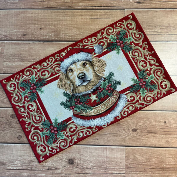 Tappeto in ciniglia lavabile antiscivolo natalizio 52X80 Elfi Tappeto in ciniglia lavabile antiscivolo natalizio 52X80 Elfi