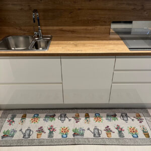 Tappeto passatoia ciniglia lavabile antiscivolo Dalila Grigio Tappeto passatoia ciniglia lavabile antiscivolo Dalila Grigio