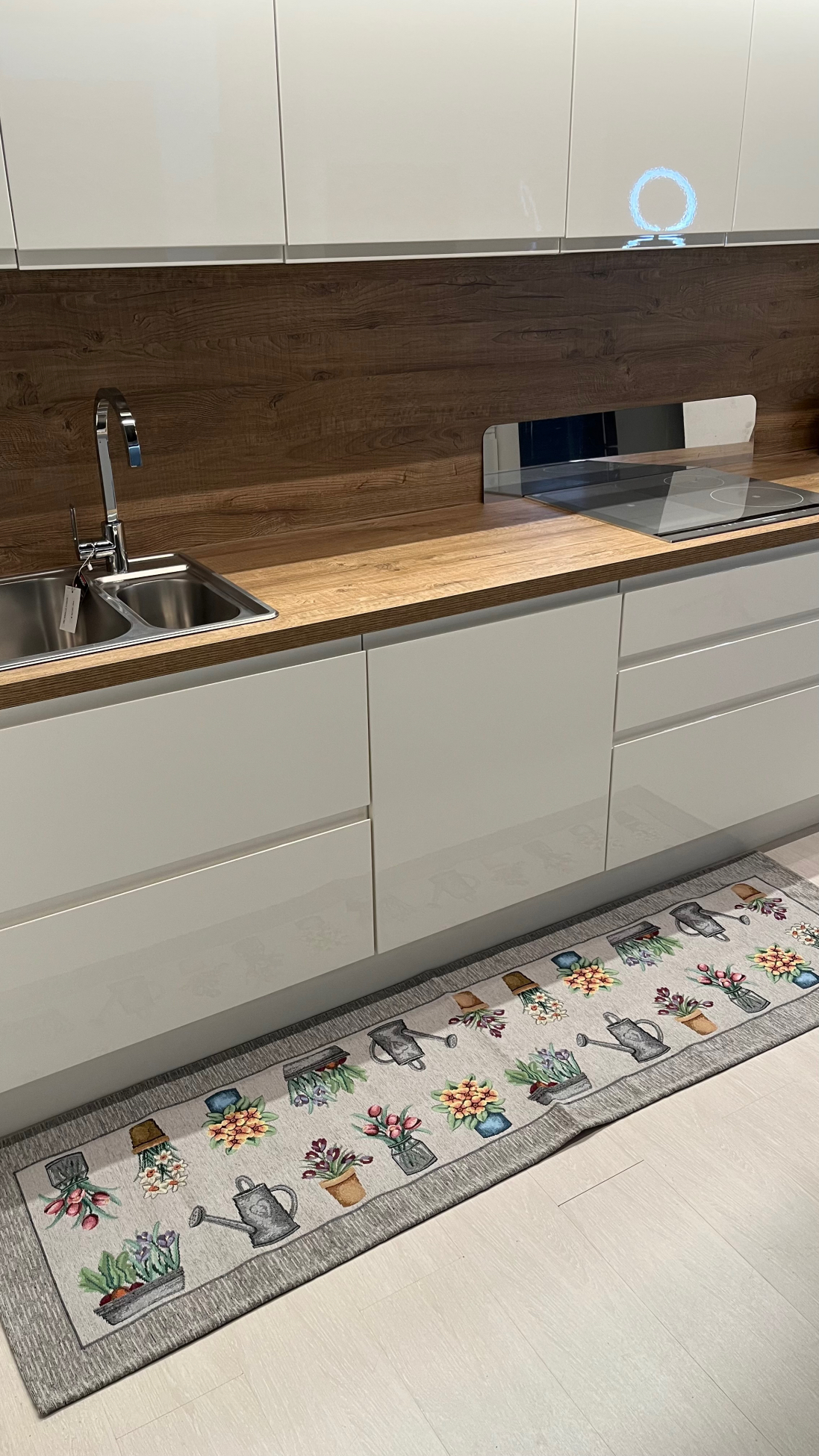 Tappeto passatoia ciniglia lavabile antiscivolo Dalila Grigio Tappeto passatoia ciniglia lavabile antiscivolo Dalila Grigio