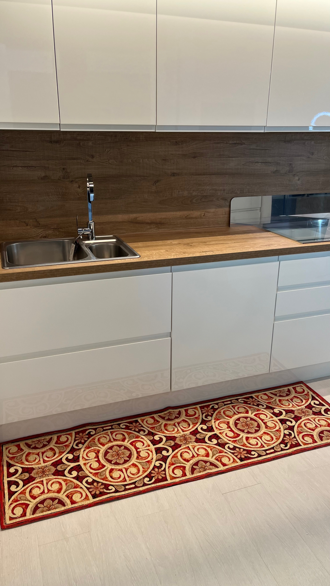 Tappeto passatoia ciniglia lavabile antiscivolo Andalusia Rosso Tappeto passatoia ciniglia lavabile antiscivolo Andalusia Rosso