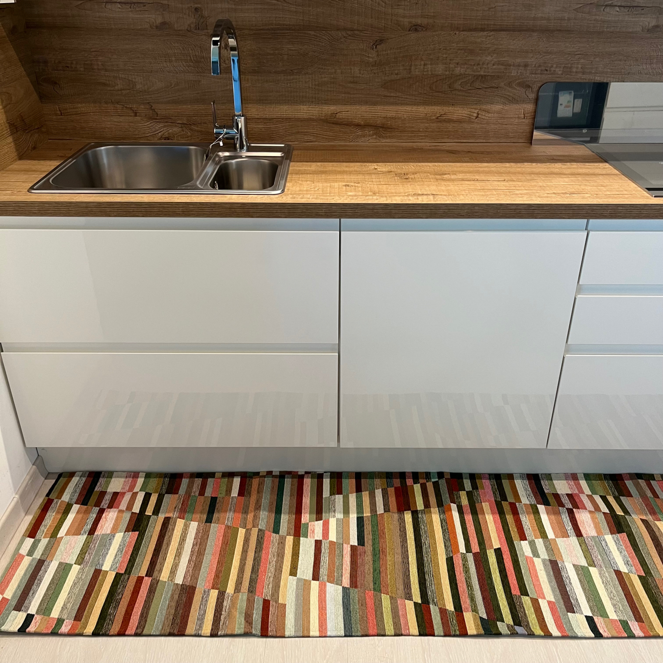 Tappeto passatoia ciniglia lavabile antiscivolo Cuori Melody Beige Camoscio Tappeto passatoia ciniglia lavabile antiscivolo Cuori Melody Beige Camoscio