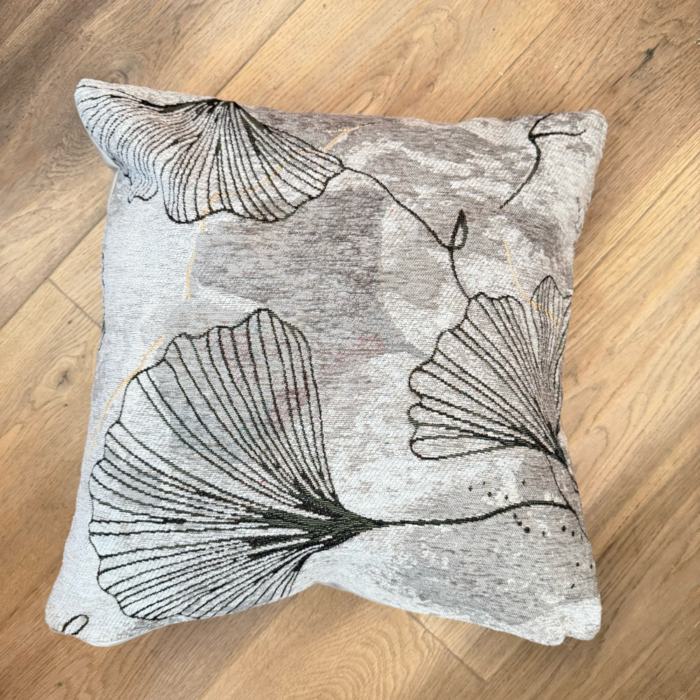 Cuscino arredo imbottito 50x50 Ginko Perla Cuscino arredo imbottito 50x50 Ginko Perla