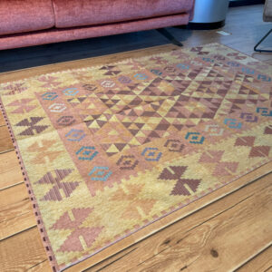Tappeto ciniglia lavabile antiscivolo Kilim Rosa Tappeto ciniglia lavabile antiscivolo Kilim Rosa