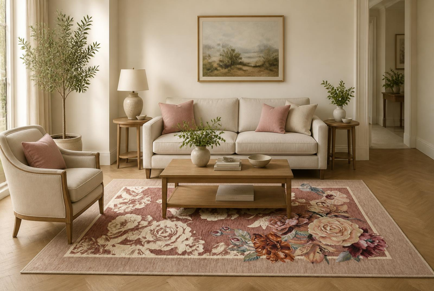 Tappeto e passatoia ciniglia lavabile antiscivolo ROSE ROSA Tappeto e passatoia ciniglia lavabile antiscivolo ROSE ROSA
